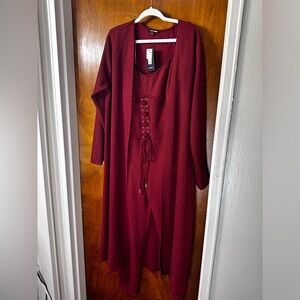 Two piece jumpsuit and jacket